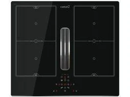Placa de Indução com Exaustor CATA AS 600 (Elétrica - 59 cm - Preto)
