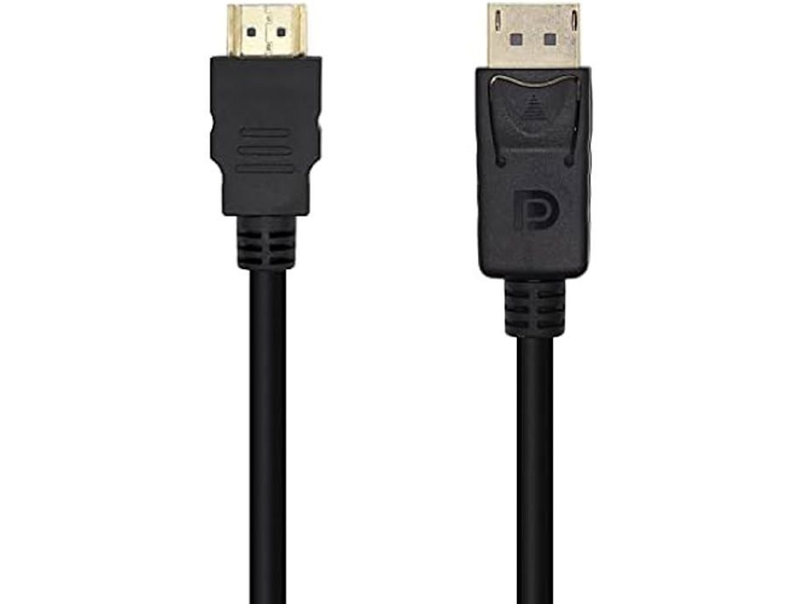 Lurelia Adaptador Displayport Para Hdmi 3 Mbps Displayport Hdmi Para Hdmi 3 M Preto 4k Suportado