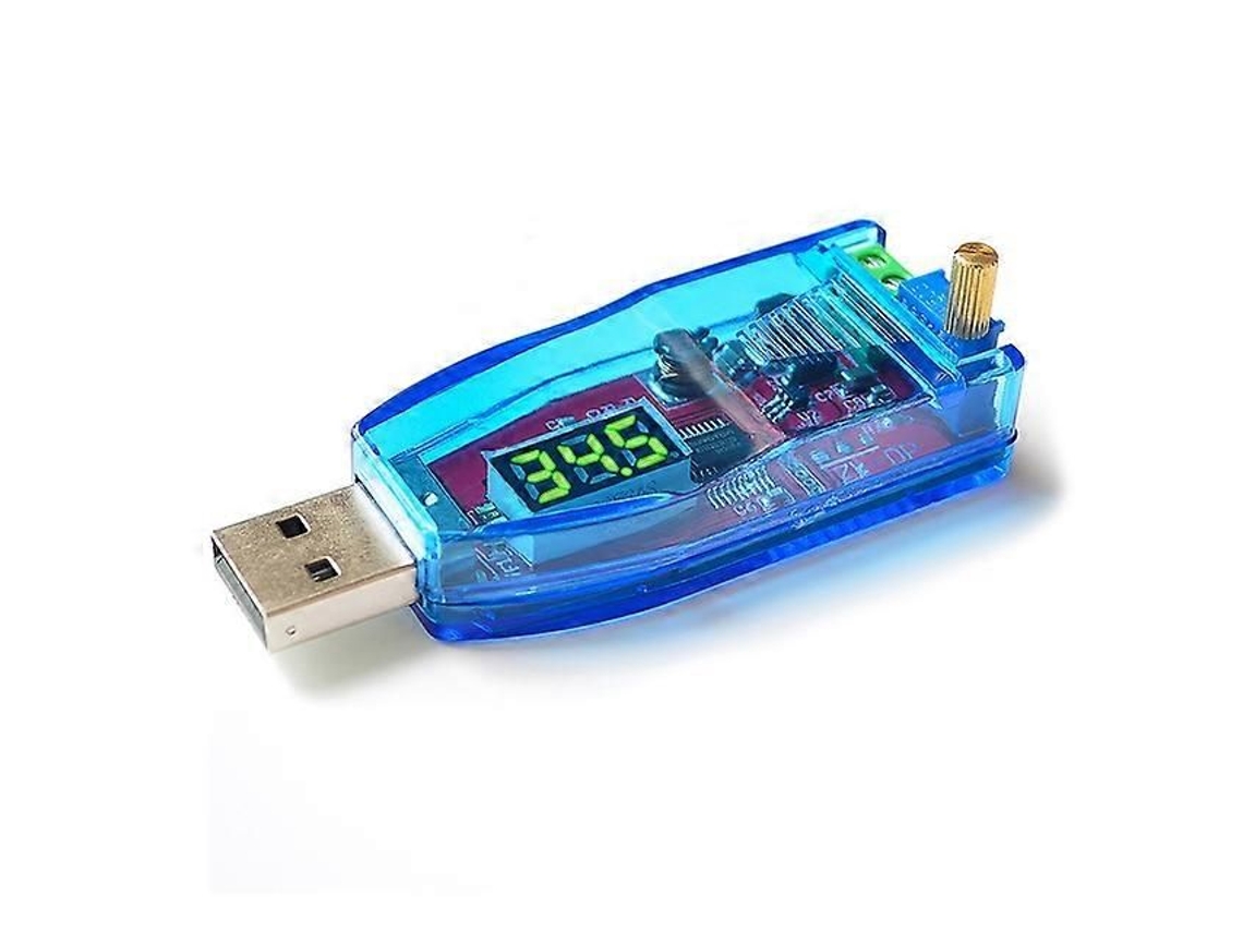 Conversor Dc-dc Ajustável 5v Para 1-24v Com Porta Usb