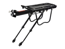 Rack de Bagagem para Mountain Bike Máximo de 100Kg Suporte para Bicicleta Liga de Alumínio com Refletor