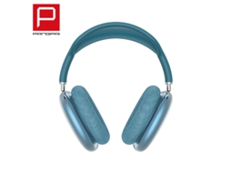 P9Airmax Head-Mounted Fone de Ouvido Bluetooth Música Sem Fio Estéreo Retrátil Adaptação Do Telefone Móvel Azul ZXWJ .