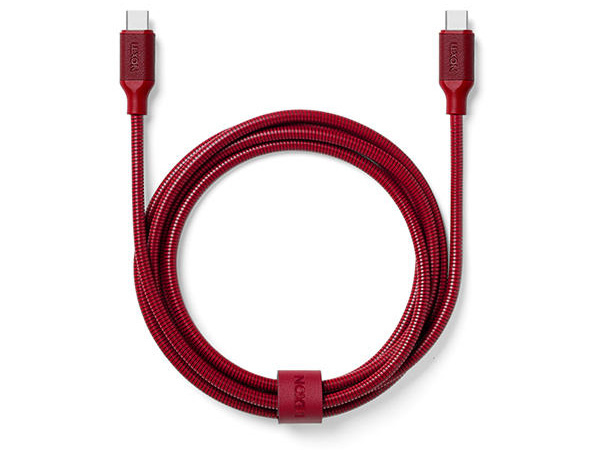 Cabo LEXON Metalico USB-C (Vermelho)