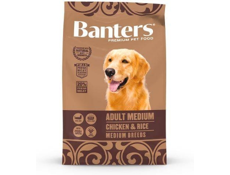 Ração para Cães BANTERS (15 Kg - Seca - Porte Médio - Adulto)