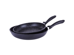 Conjunto 2 Frigideiras 24cm e 28cm Alumínio Fundido Antiaderente Classic KASA 1 un