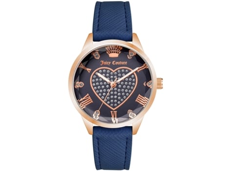 Relógio JUICY COUTURE Mulher (Pele Vegan - Dourado e Azul)
