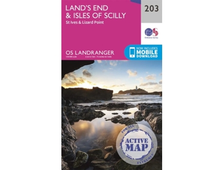 Livro Lands End Amp Isles Of Scilly De Ordnance Survey (inglês)