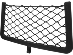 Rede organizadora para porta-bolsas de carro em ABS - Instalação rápida e fácil.