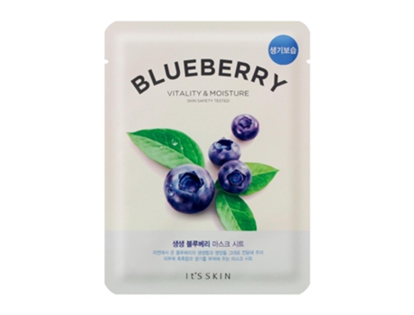 IT'S SKIN The Fresh Máscara Folha Blueberry máscara facial com extrato de mirtilo 20ml