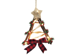 Decoração Natal Laxiscreed Com Luzes Led, Ambiente Festivo E Aconchegante, Requer 2 Pilhas Aa