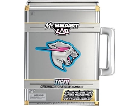 Estatueta de colecionador - MOOSE TOYS - Mr. Beast Lab Tiger - 8,8 cm, Coleção