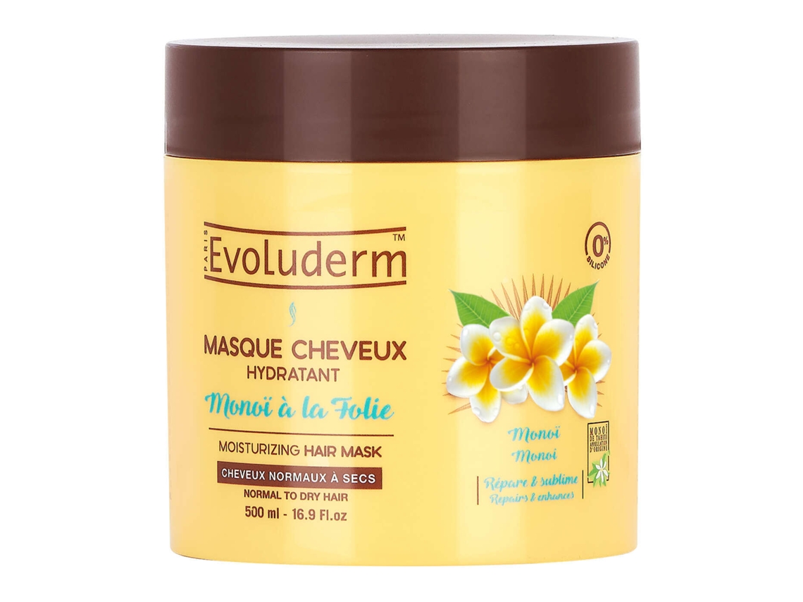 Máscara de Cabelo Hidratante Monoi à la Folie EVOLUDERM