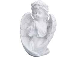 Estátua De Anjo De Resina Cherub Alado Ornament Para Jardim E Decoração Doméstica