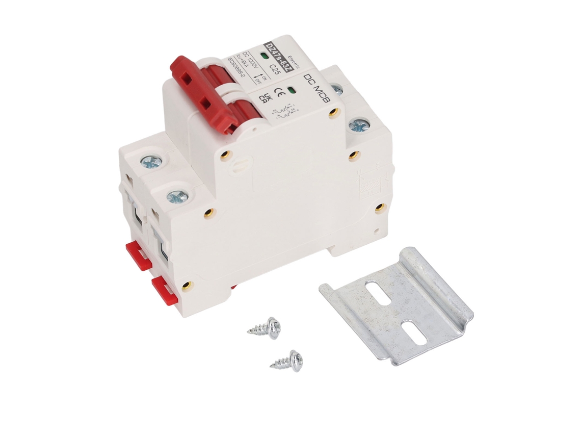 Disjuntor Modular para Proteção Contra Curto circuito Din Rail 2p 1000v 25a | S/MARCA