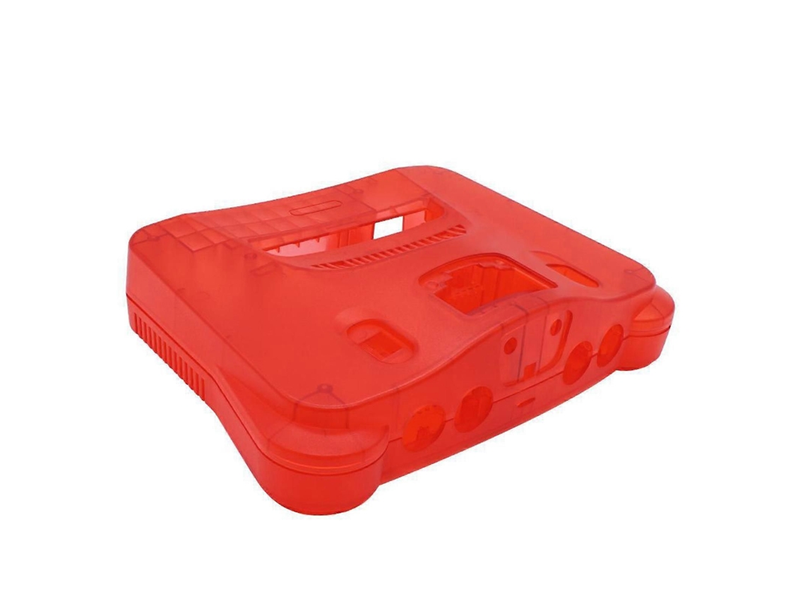 Capa Protetora de Substituição Adequada para o Console de Videogame Retrô N64. Durável e Fácil de Instalar. Cor Rosa. GOKOCO