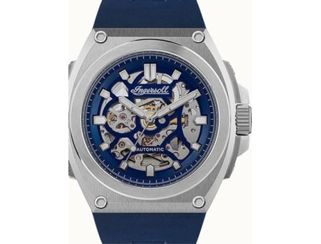 Relógio Masculino Azul Silicone The Motion Automatik I11704 INGERSOLL