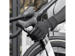 Pretas 2xl Rockbros Luvas Ciclismo Tela Sensível Toque Aquecedoras Antiderrapantes Dedos Inteiros Vento Primavera Outono
