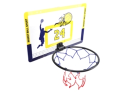 Primerox aro de Basquete Miniatura para Crianças Montado na Parede/porta com Ganchos e Cantos Absorvedores de Choque