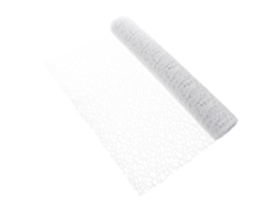 1 Rolo De Tule Branco Para Embrulhar Flores, Vendido Pela Floricultura.
