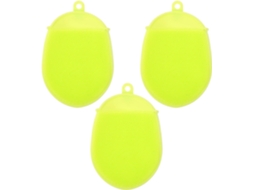Lurelia Kit De 3 Escovas De Silicone Para Banho De Cuidado Corporal, Com Argola, Massagem Suave E Portátil