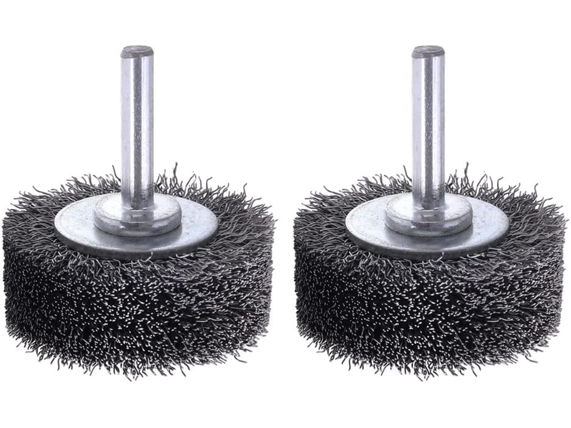 Escovas De Arame Para Brocas, Acessório Furadeira, 2 Polegadas, Remoção Tinta E Ferrugem, 1/4