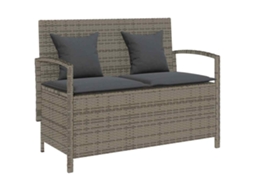 Garden Storage Bench, Garden Storage Benches Vidaxl Cinzeto Rattan / Vime (n/a)