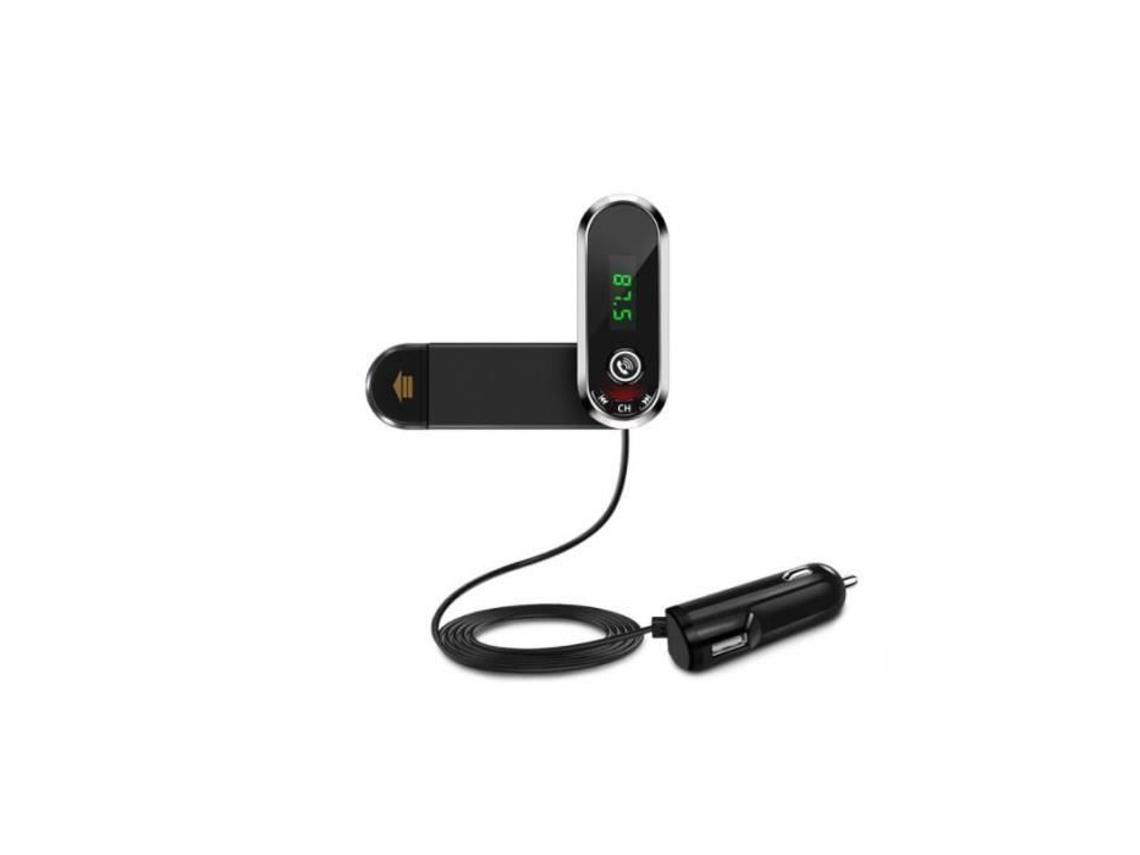 Transmissor FM automotivo TD® com Bluetooth e MP3 player, fonte de alimentação USB, compatível com telefones Slowmoose