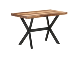 Dining Table, Dining Tables Vidaxl Marrom Madeira (120 X 60 X 75 Cm)