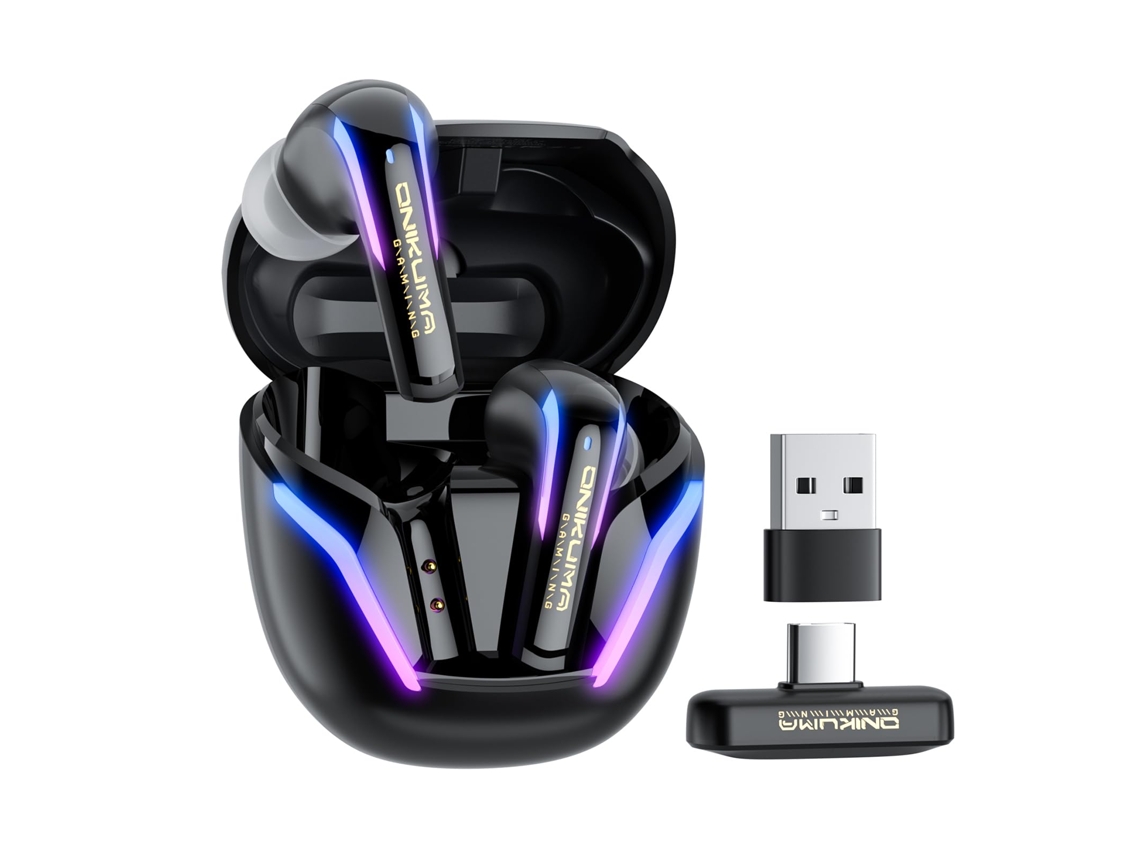 Fone de Ouvido Gamer Sem Fio com Microfone, Compatível com Conexão Bluetooth Ps5/4 MDUG (preto)