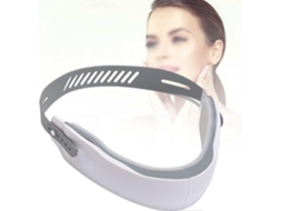 Massageador Facial Pulsante, Aparelho de Massagem, Modelador e Lifting com Led Vermelho Azul P Ara Redução da Papada GOKOCO