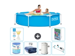 Piscina com Estrutura Redonda 244x51 Cm 5 peças S120 INTEX