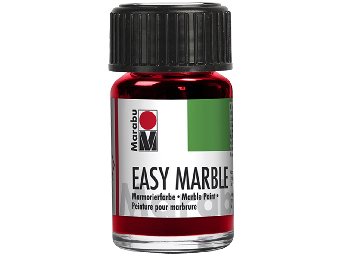 Tinta Marmorizada MARABU Easy Marble Dourada 15 Ml em Copo