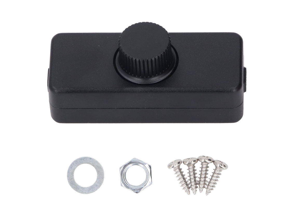 Interruptor dimmer rotativo suave para lâmpada de mesa, chão e pendente, substituição ABS | S/MARCA
