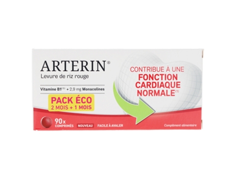 ARTERIN Levedura Vermelha de Arroz 90 Comprimidos + 30 Comprimidos Grátis