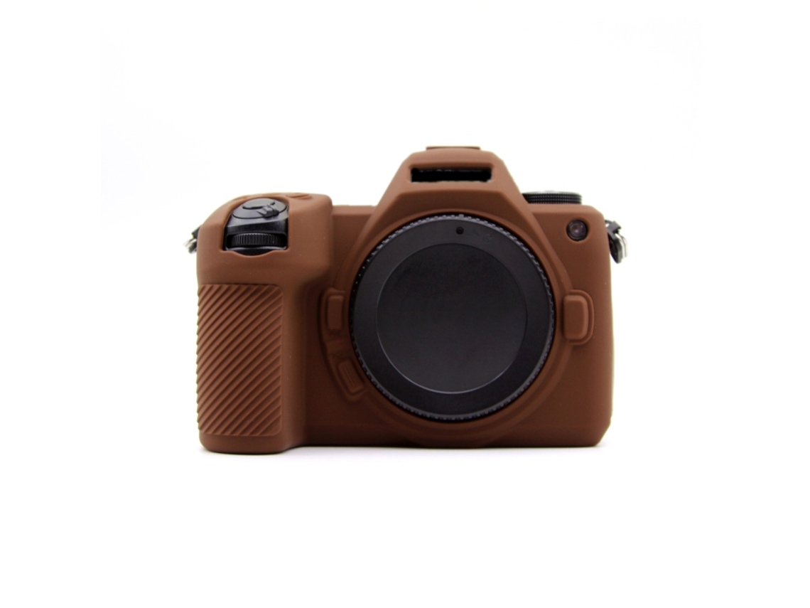 Capa Protetora de Silicone para Câmera Nikon Z6iii Café XIAOMOYU