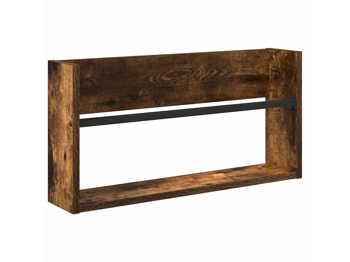 Estante de Revistas Carvalho Defumado 60 X 12 X 30 Cm MAISON EXCLUSIVE