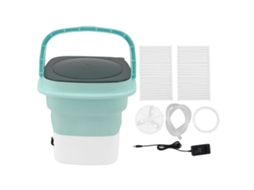 Máquina de Lavar Portátil Dobrável Mini Pequena para Lavanderia Apartamento Viagem Roupa Íntima Bebê | S/MARCA