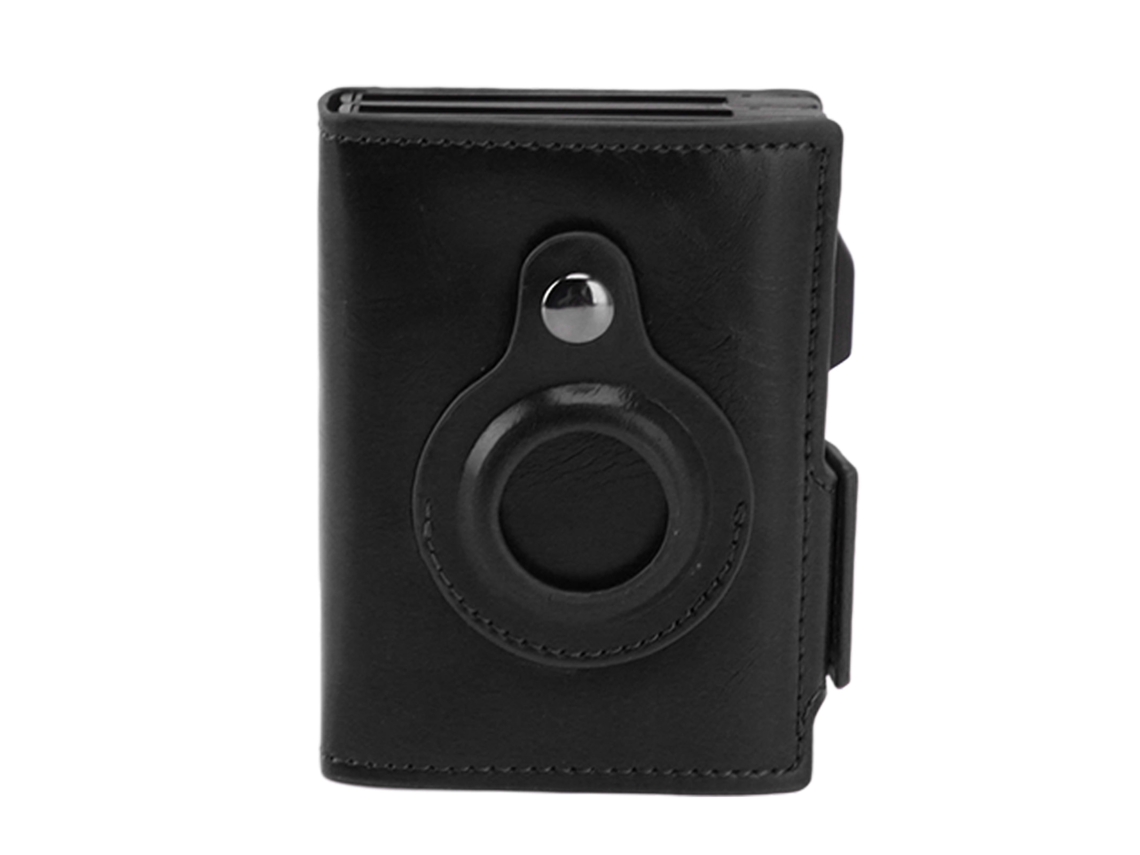 Clip de Carteira Masculina Multifuncional com Rfid Antirroubo para Cartões Bancários e Passaporte Preto | S/MARCA