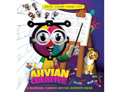 Livro Ahvian The Creative a Bilingual Cursive Writing Activity Book a Bilingual Cursive Writing Activity Book de Mahiette Tarrago (Inglês)