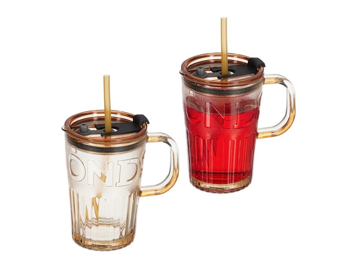 Conjunto De 2 Copos Com Alças B2x