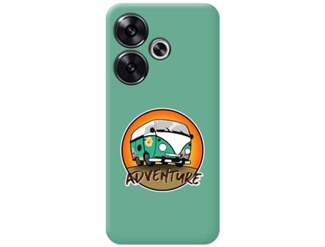 Capa Design Aventura para Xiaomi Poco F6 5G TUMUNDOSMARTPHONE Silicone Líquido Verde