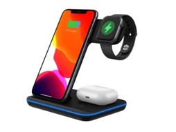 Carregador Sem Fio Qi Para Apple, Samsung Yizhood Preto