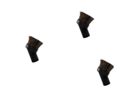 Conjunto De 3 Escovas De Reposição Redondas De Crina De Cavalo Para Aspirador De Pó, 32 Mm, Para Limpeza De Teclados E Outros Espaços._ptg