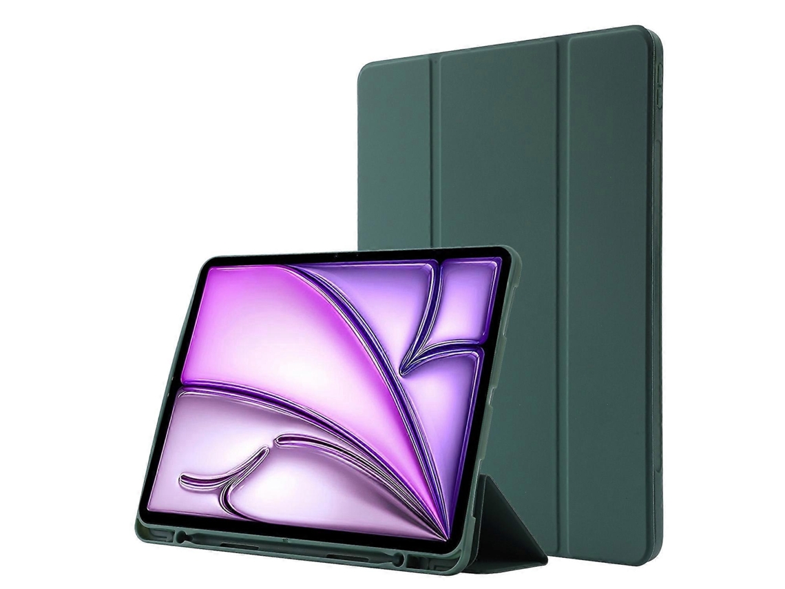 Capa de couro tripla Webake Skin Feel para tablet com compartimento para caneta