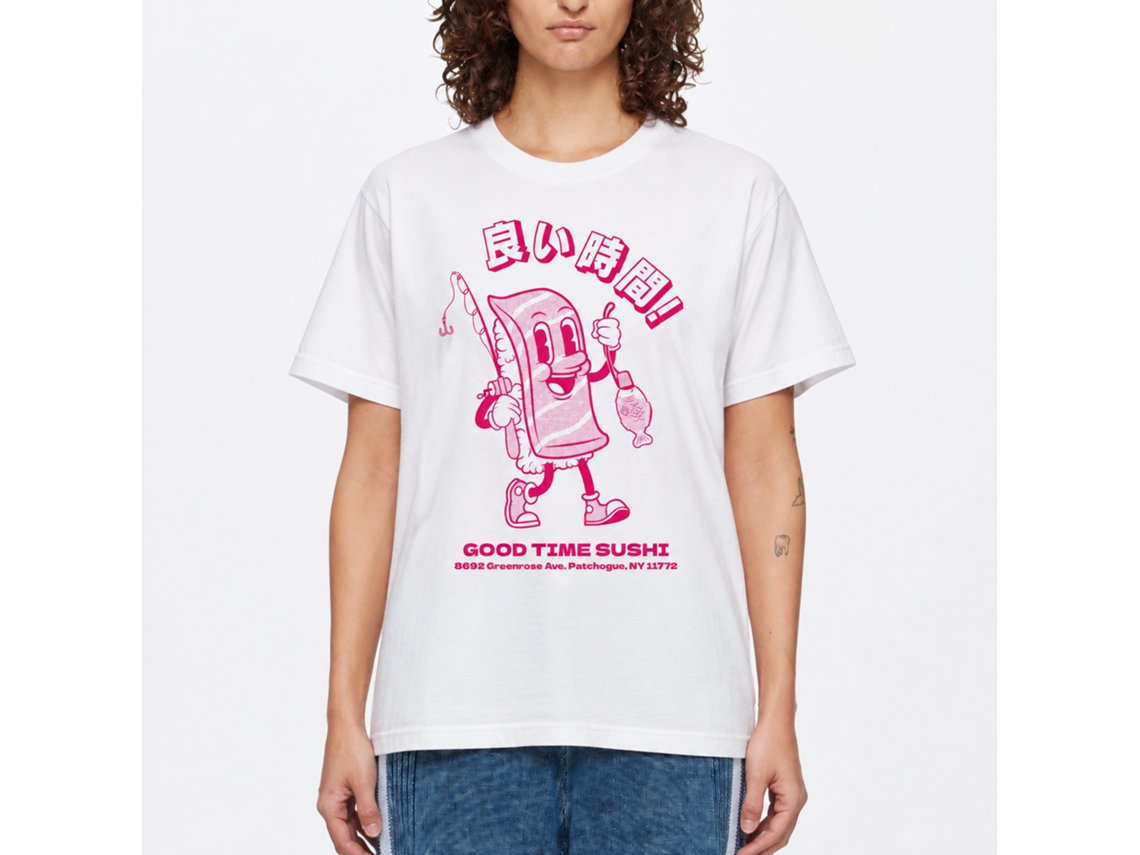 Rockinstone Good Time Sushi Boy T-shirt Unique Designer Style