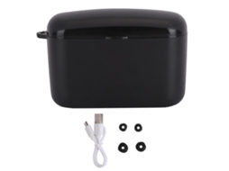 Mali fone de Ouvido Bluetooth 5.0 Sem Fio Esportivo com Caixa de Carregamento 1200mah e Lembrete de Voz Inteligente