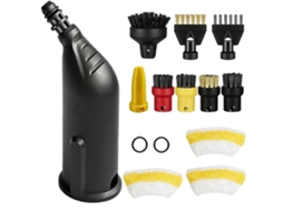 Conjunto De Escova E Bocal De Mão Para Limpador A Vapor Karcher Sc1 Sc2 Sc3 Sc4 Sc5 Com Bocal Estendido._glo