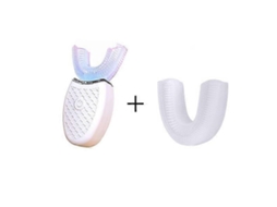 Escova de Dentes Elétrica, Limpeza Automática 360 ​​graus, Design em Formato U, Elétrica para a Dultos GOKOCO