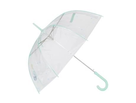 Guarda-chuva De Mulher Clima Comprido Estrelas Verde