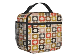 Lurelia Lancheira Bento, Com Isolamento Térmico, Estampa Floral