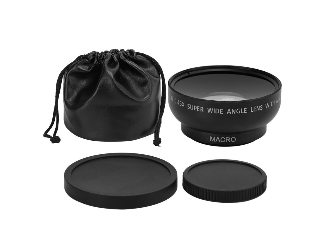 2026 lente Ultra Angular 0.45x 43mm para Abertura de Filtro 43mm, Lente Ultra Angular para Câmera